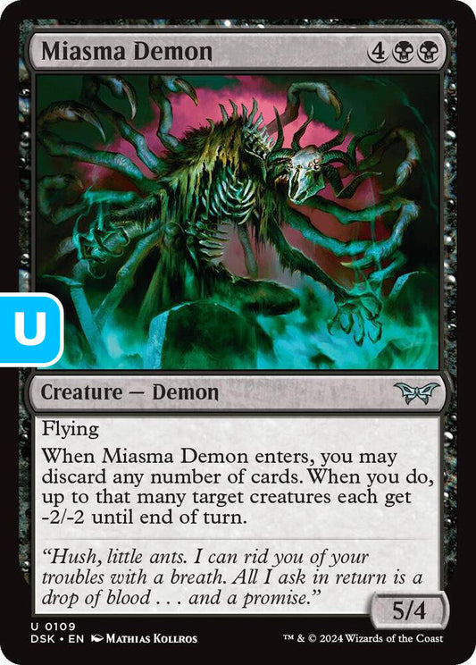 Miasma Demon DSK Creature Demon NM