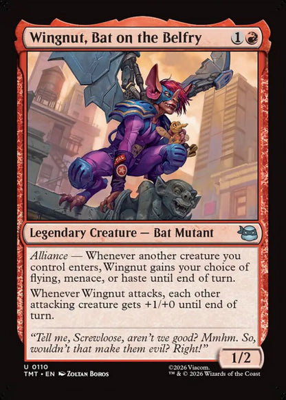 Wingnut, Bat on the Belfry TMT Legendary Creature Bat Mutant NM