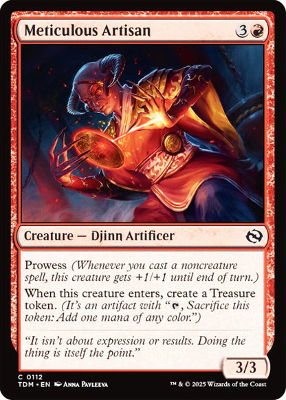Meticulous Artisan TDM Creature Djinn Artificer NM