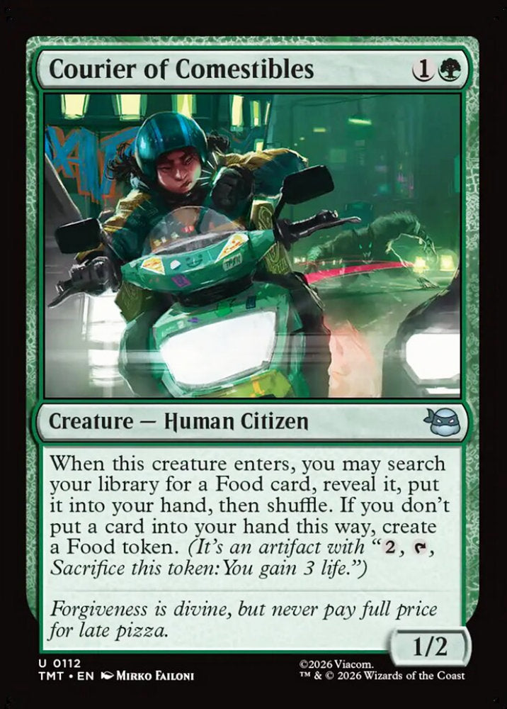 Courier of Comestibles TMT Creature Human Citizen NM