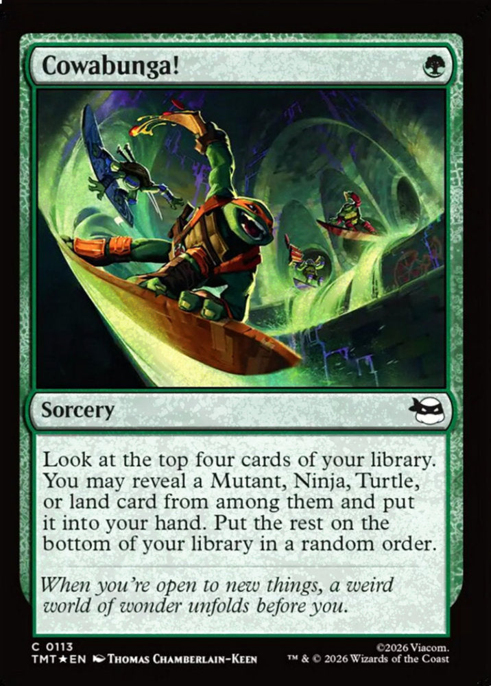 Cowabunga! TMT Sorcery  *Foil* NM