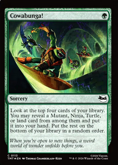 Cowabunga! TMT Sorcery  *Foil* NM