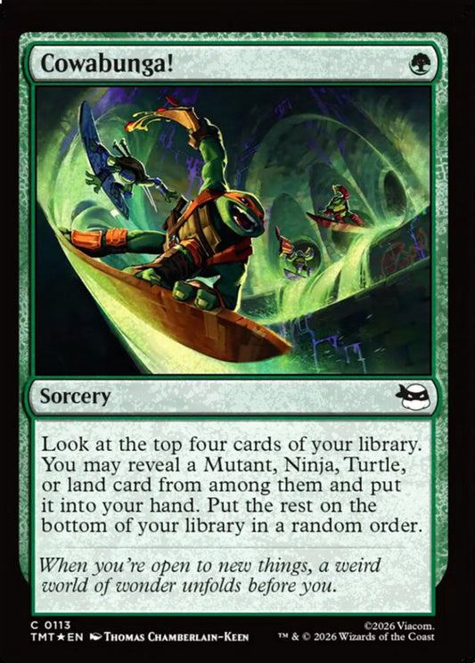 Cowabunga! TMT Sorcery  *Foil* NM