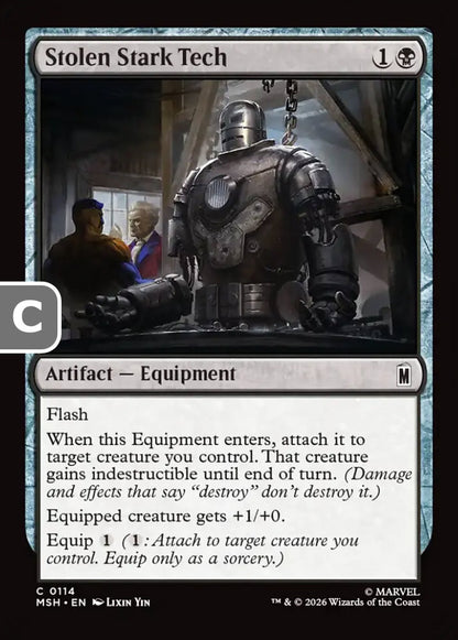 Stolen Stark Tech MSH Artifact Equipment NM