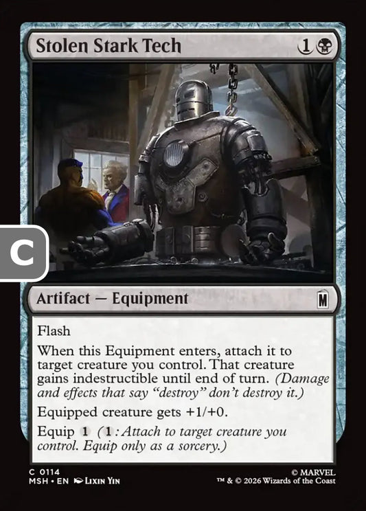 Stolen Stark Tech MSH Artifact Equipment NM