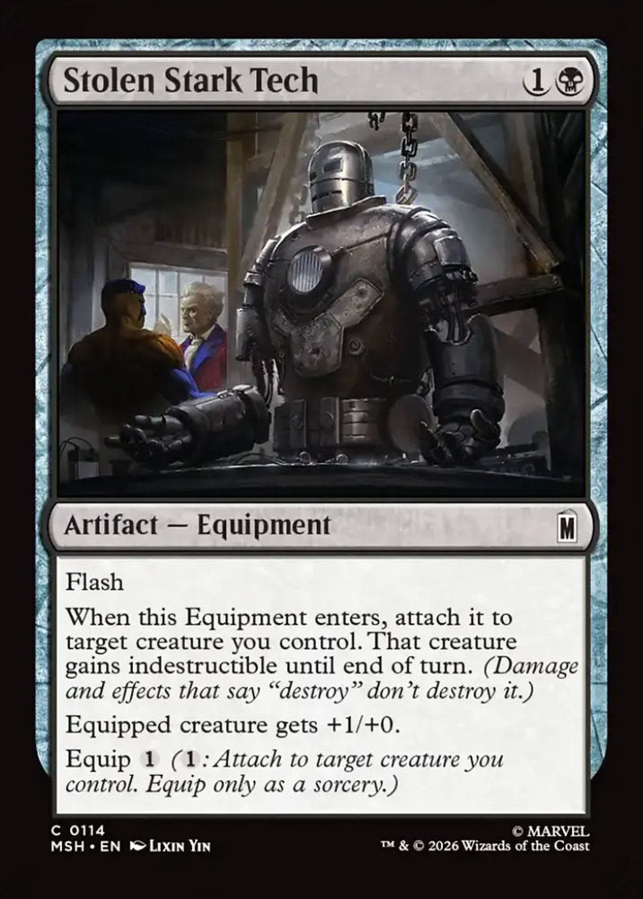 Stolen Stark Tech MSH Artifact Equipment NM