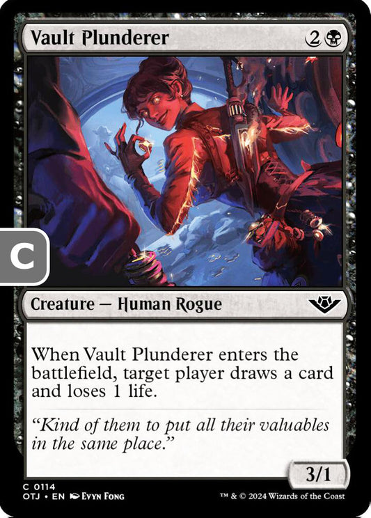 Vault Plunderer Creature Human Rogue OTJ NM