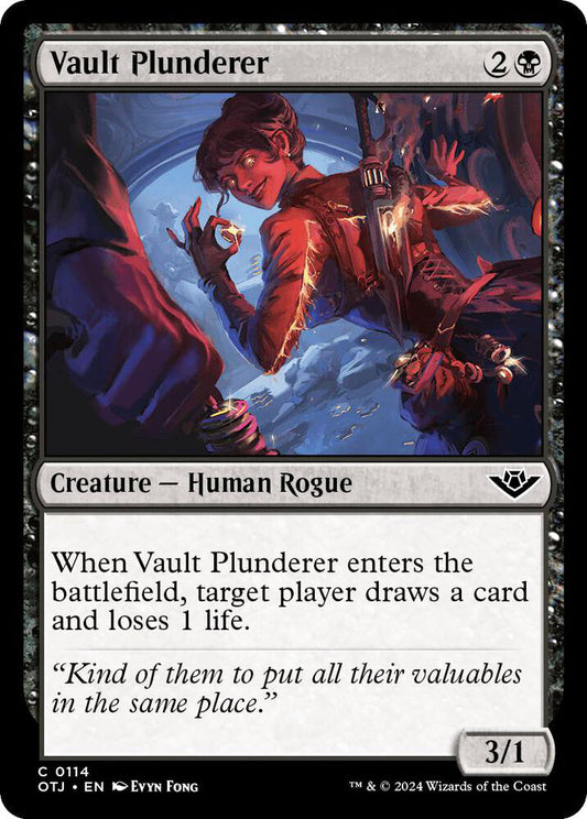 Vault Plunderer Creature Human Rogue OTJ NM
