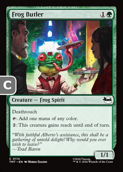 Frog Butler TMT Creature Frog Spirit NM