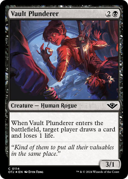 Vault Plunderer Creature Human Rogue OTJ *Foil* NM