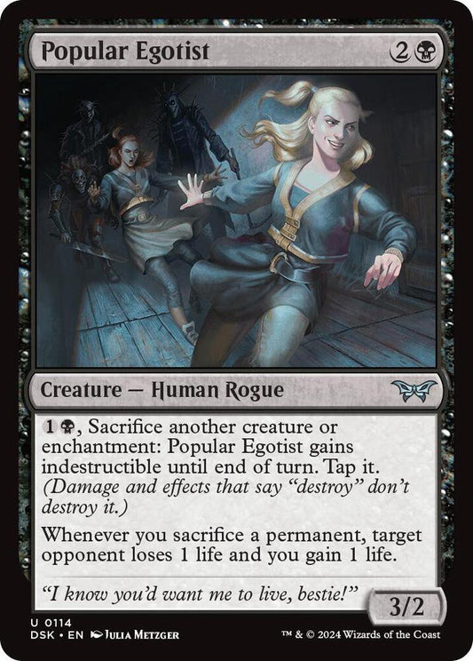 Popular Egotist DSK Creature Human Rogue NM