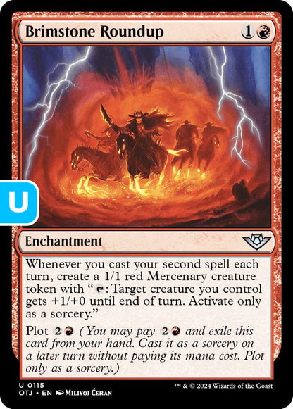 Brimstone Roundup Enchantment  OTJ NM
