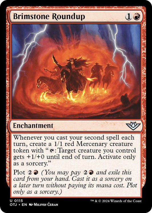 Brimstone Roundup Enchantment  OTJ NM