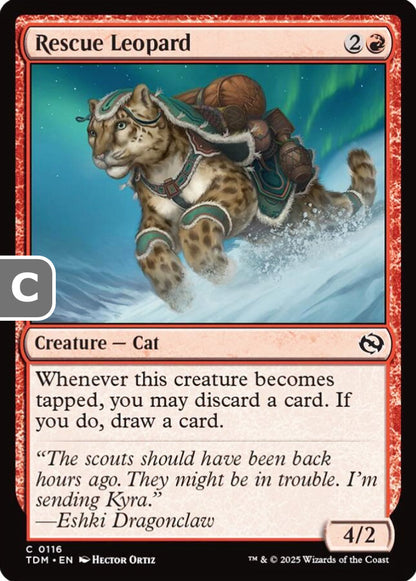 Rescue Leopard TDM Creature Cat NM
