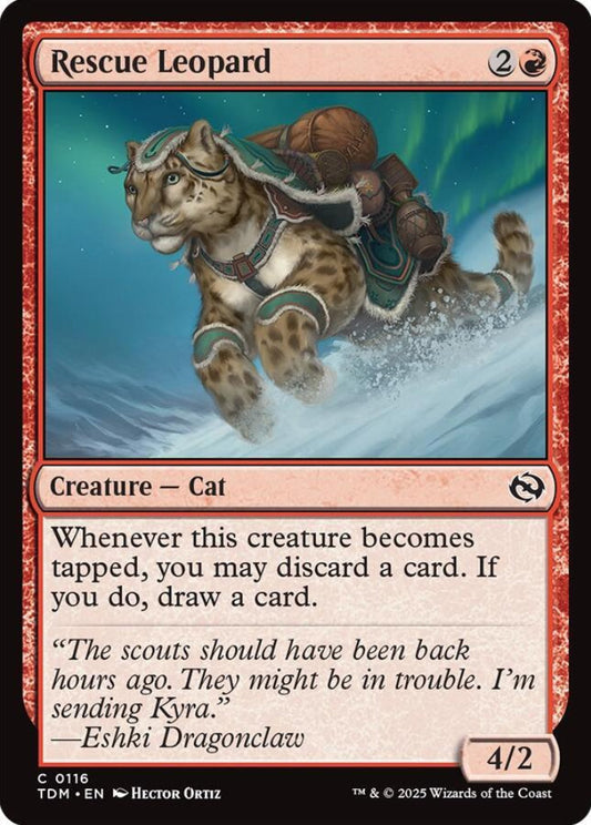 Rescue Leopard TDM Creature Cat NM