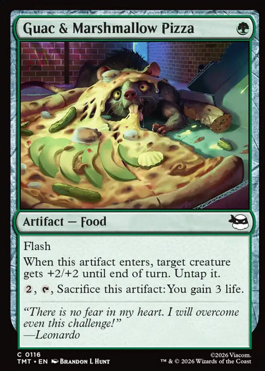 Guac & Marshmallow Pizza TMT Artifact Food NM