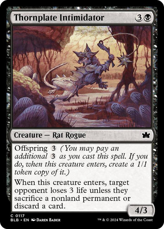 Thornplate Intimidator BLB Creature Rat Rogue NM