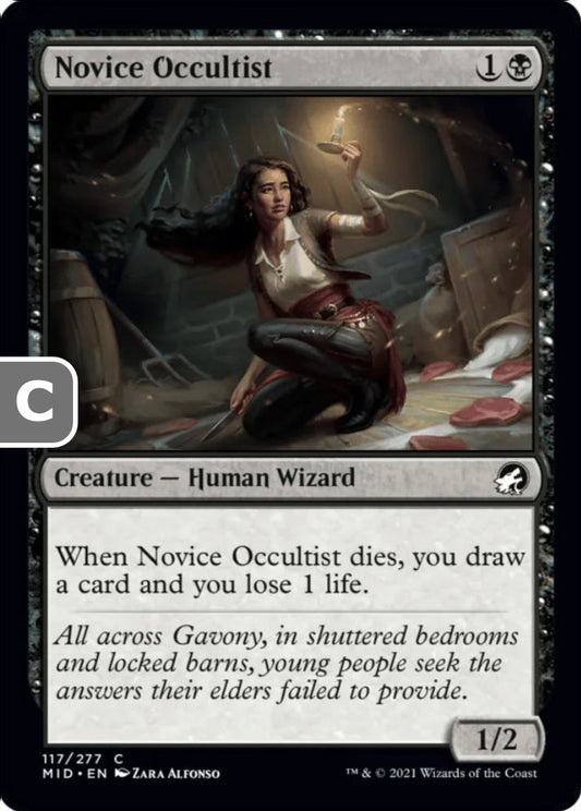 Novice Occultist MID Creature Human Wizard NM