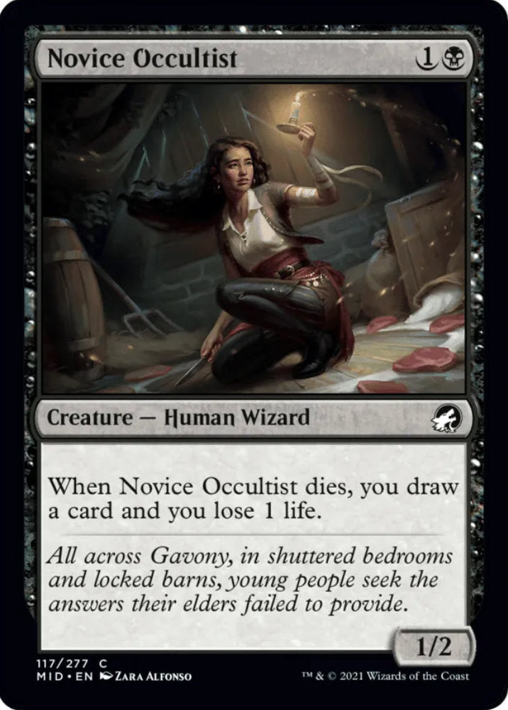 Novice Occultist MID Creature Human Wizard NM