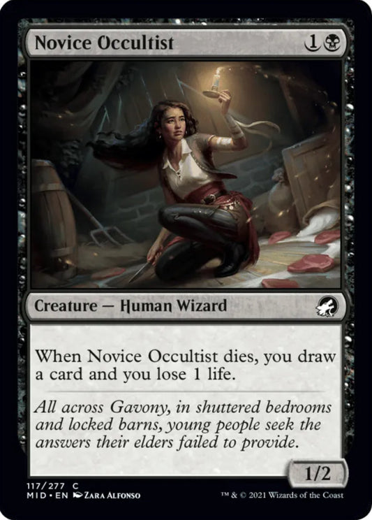 Novice Occultist MID Creature Human Wizard NM