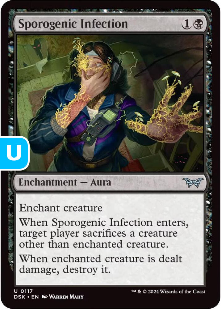 Sporogenic Infection DSK Enchantment Aura NM