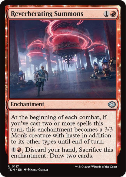 Reverberating Summons TDM Enchantment  NM