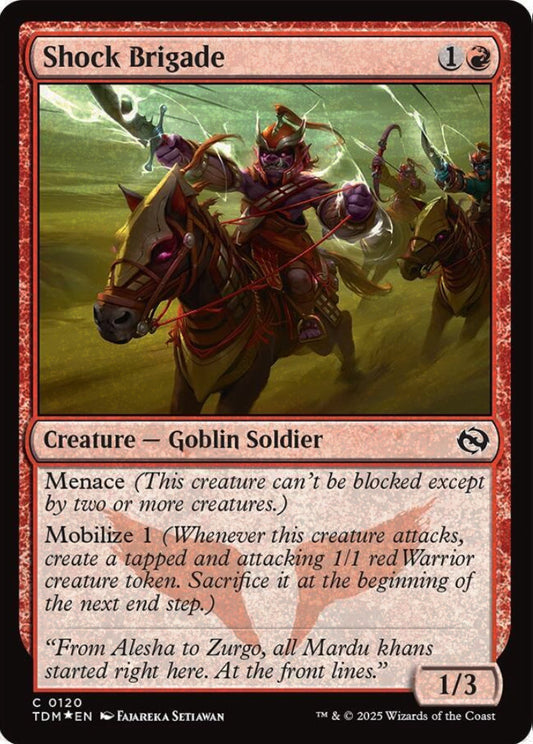 Shock Brigade TDM Creature Goblin Soldier *Foil* NM