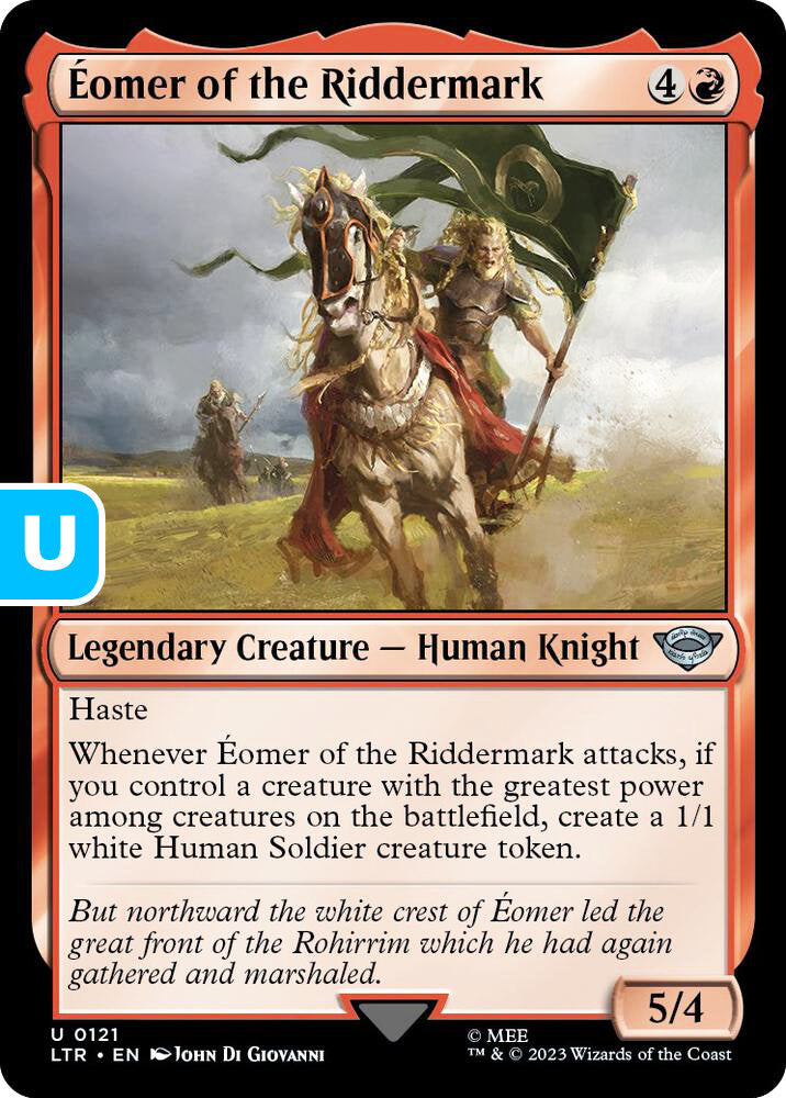 Eomer of the Riddermark LTR Legendary Creature Human Knight NM