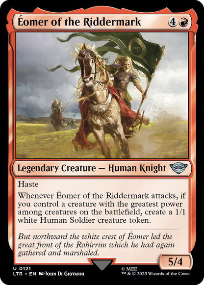 Eomer of the Riddermark LTR Legendary Creature Human Knight NM