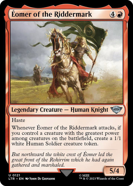 Eomer of the Riddermark LTR Legendary Creature Human Knight NM