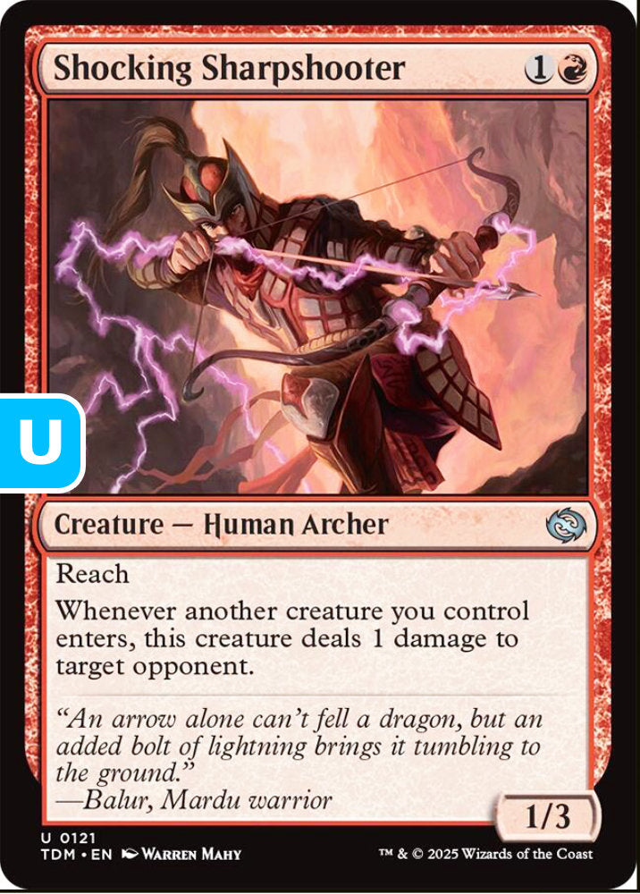 Shocking Sharpshooter TDM Creature Human Archer NM
