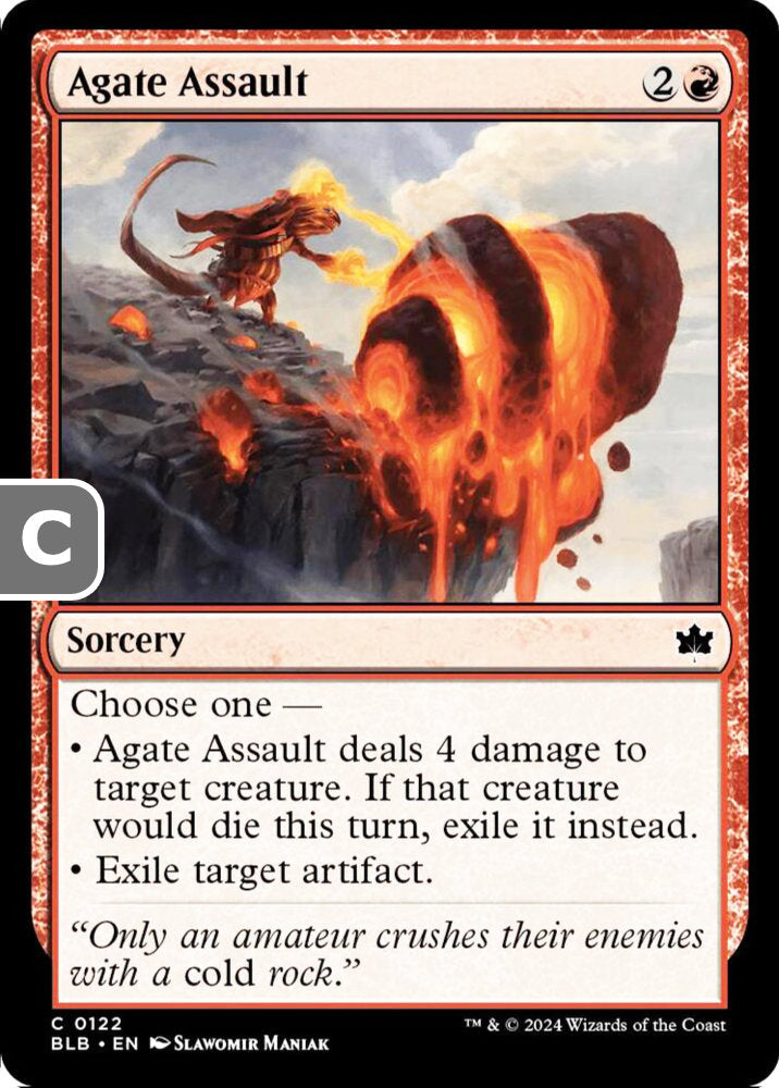 Agate Assault BLB Sorcery  NM