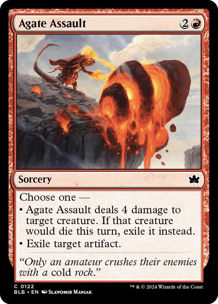 Agate Assault BLB Sorcery  NM