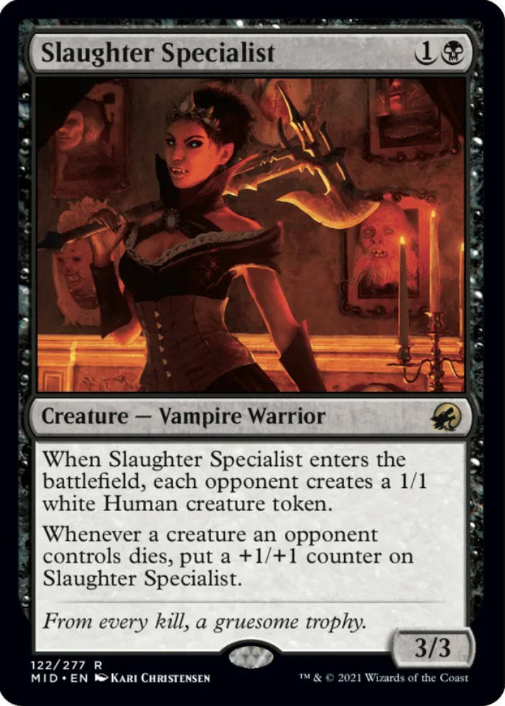 Slaughter Specialist MID Creature Vampire Warrior NM