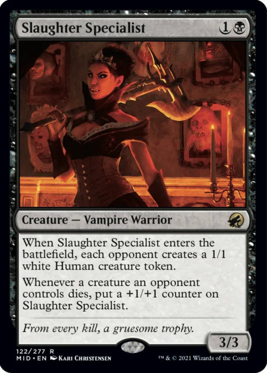 Slaughter Specialist MID Creature Vampire Warrior NM