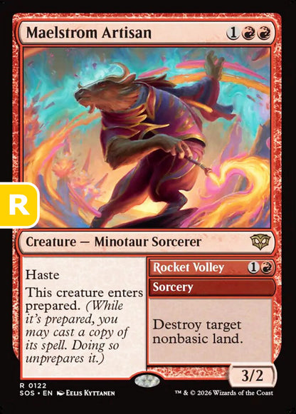 Maelstrom Artisan SOS Creature Minotaur Sorcerer NM