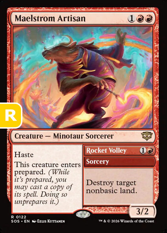 Maelstrom Artisan SOS Creature Minotaur Sorcerer NM