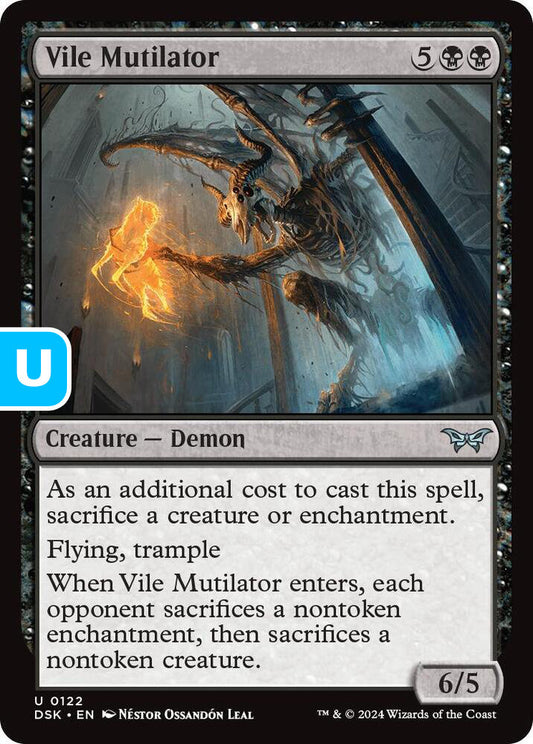Vile Mutilator DSK Creature Demon NM