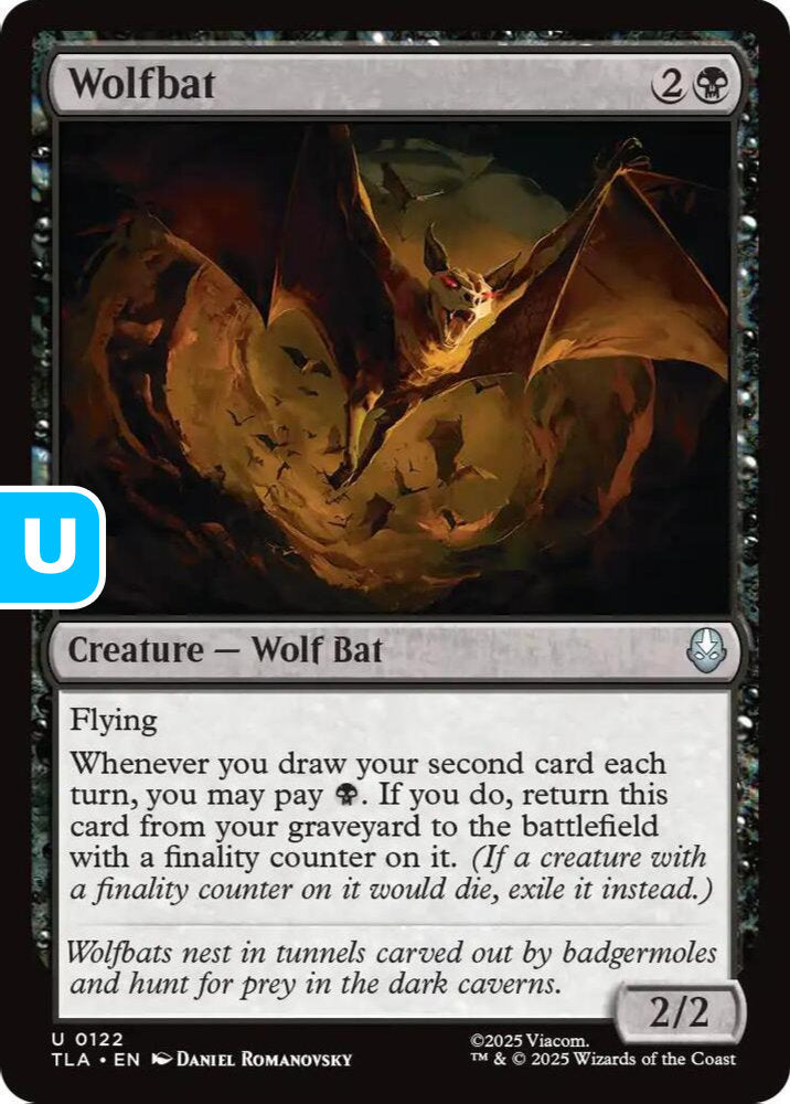 Wolfbat TLA Creature Wolf Bat NM