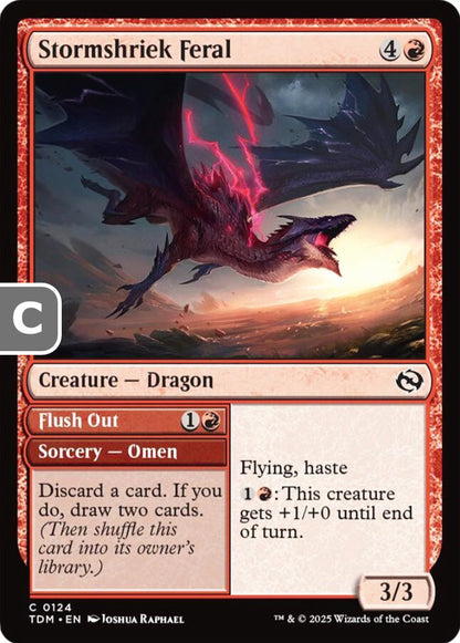 Stormshriek Feral TDM Creature Dragon NM