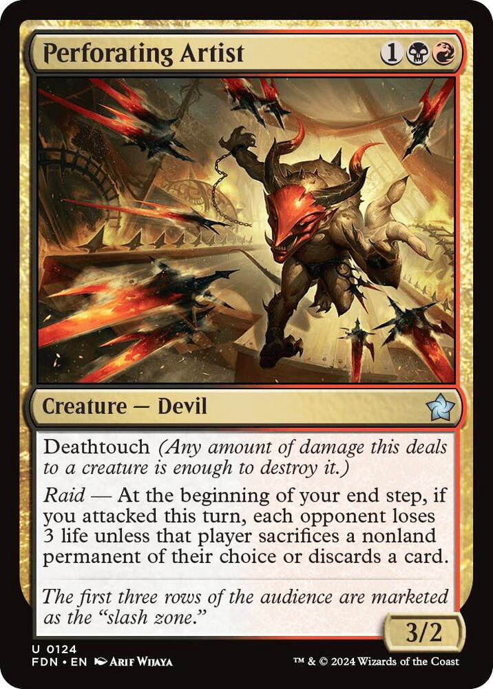 Perforating Artist FDN Creature Devil NM