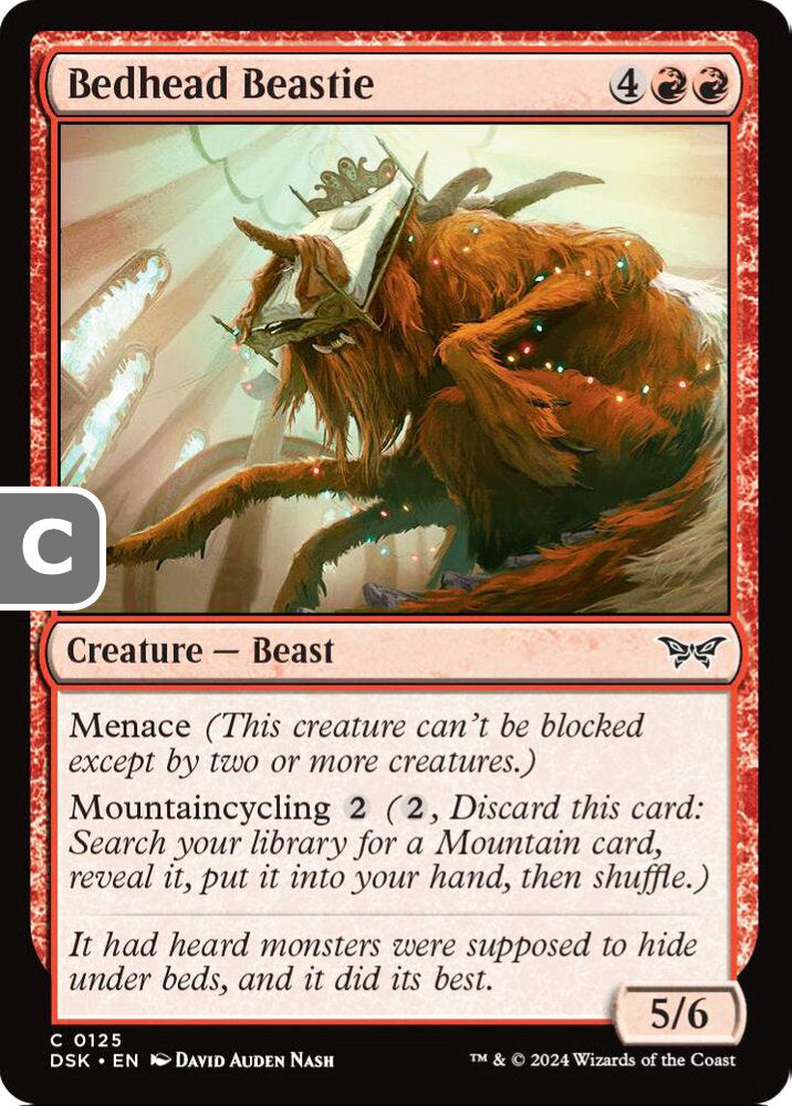 Bedhead Beastie DSK Creature Beast NM