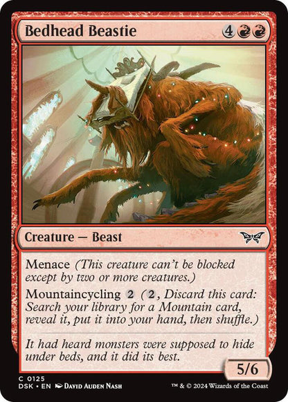 Bedhead Beastie DSK Creature Beast NM