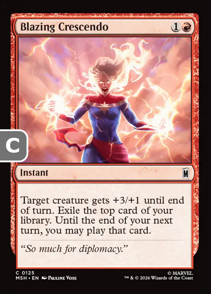 Blazing Crescendo MSH Instant  NM