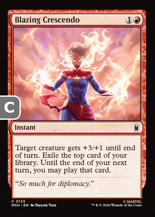 Blazing Crescendo MSH Instant  NM