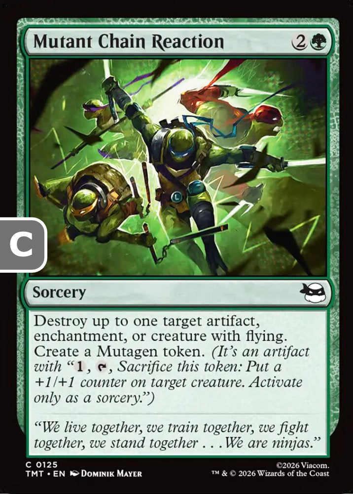 Mutant Chain Reaction TMT Sorcery  NM