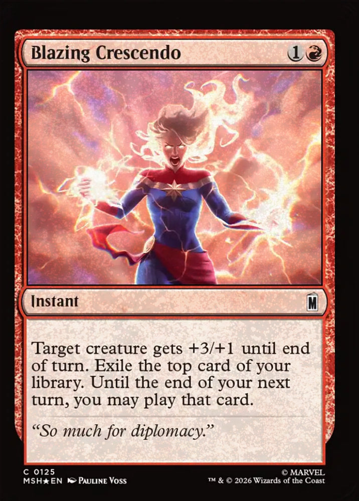 Blazing Crescendo MSH Instant  *Foil* NM