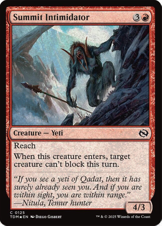 Summit Intimidator TDM Creature Yeti *Foil* NM