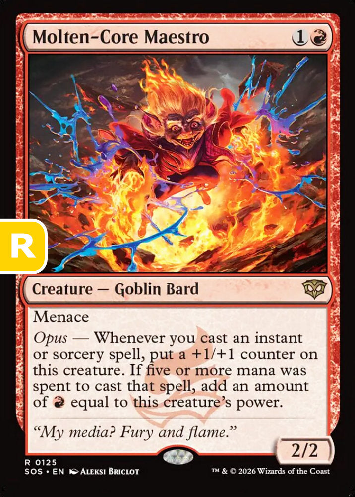 Molten-Core Maestro SOS Creature Goblin Bard NM