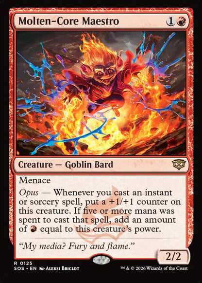 Molten-Core Maestro SOS Creature Goblin Bard NM